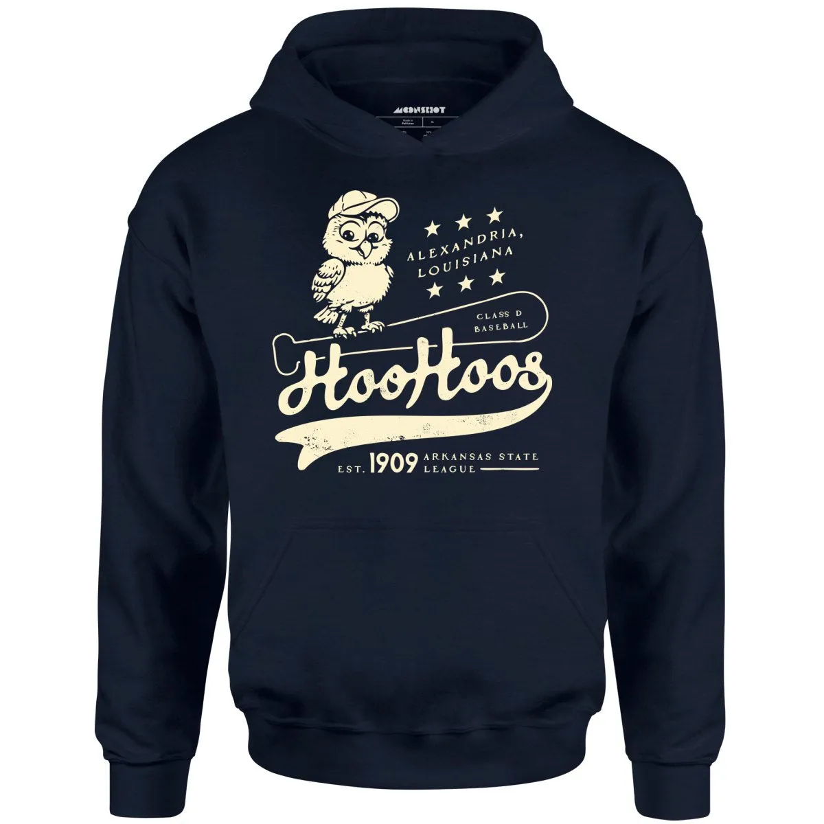 Alexandria Hoo Hoos - Louisiana - Vintage Defunct Baseball Teams - Unisex Hoodie