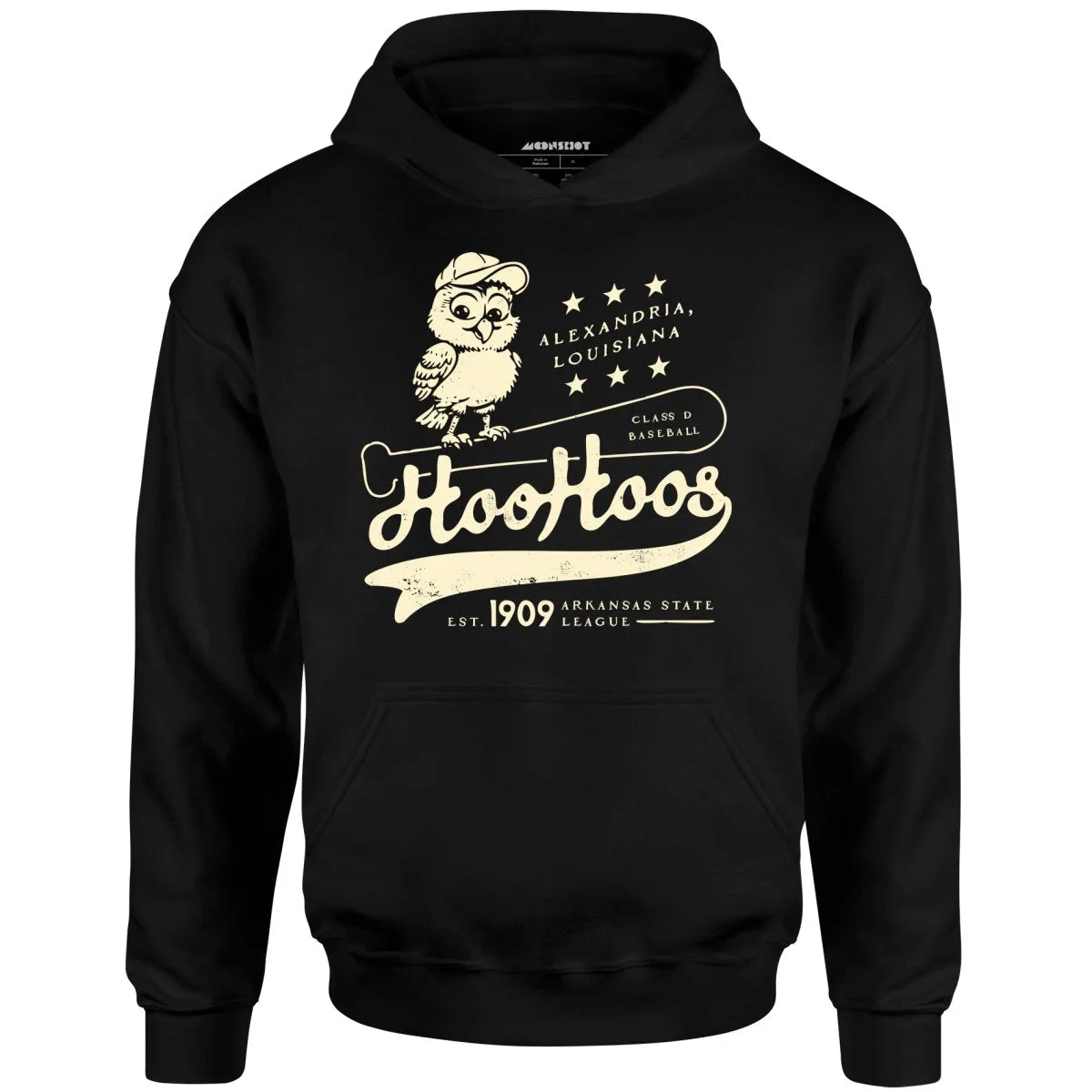 Alexandria Hoo Hoos - Louisiana - Vintage Defunct Baseball Teams - Unisex Hoodie