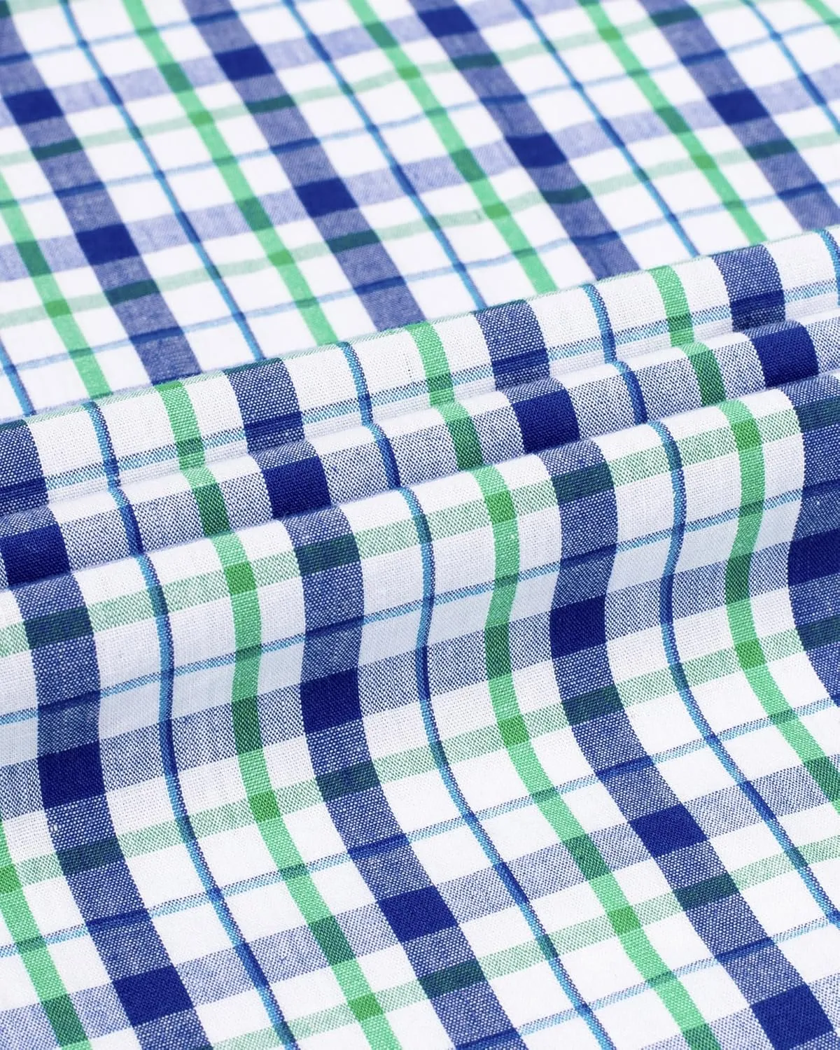 Alimens & Gentle Men's Plaid Button Down Shirts Cotton Long Sleeve Dress Shirts Regular Fit Gingham Shirts