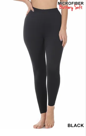 Black Buttery Soft Leggings