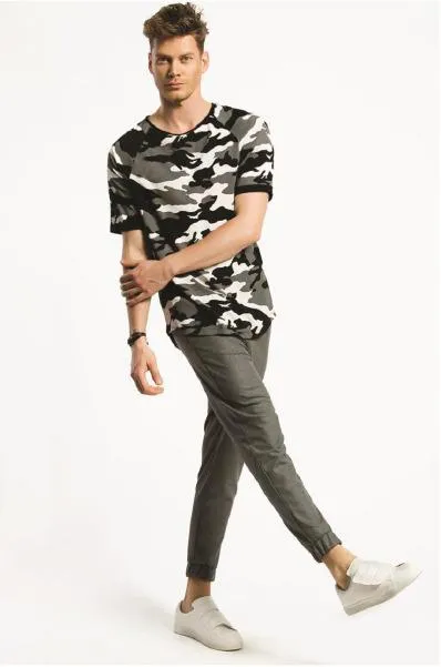 Black Camouflage T-Shirt - Dear Deer