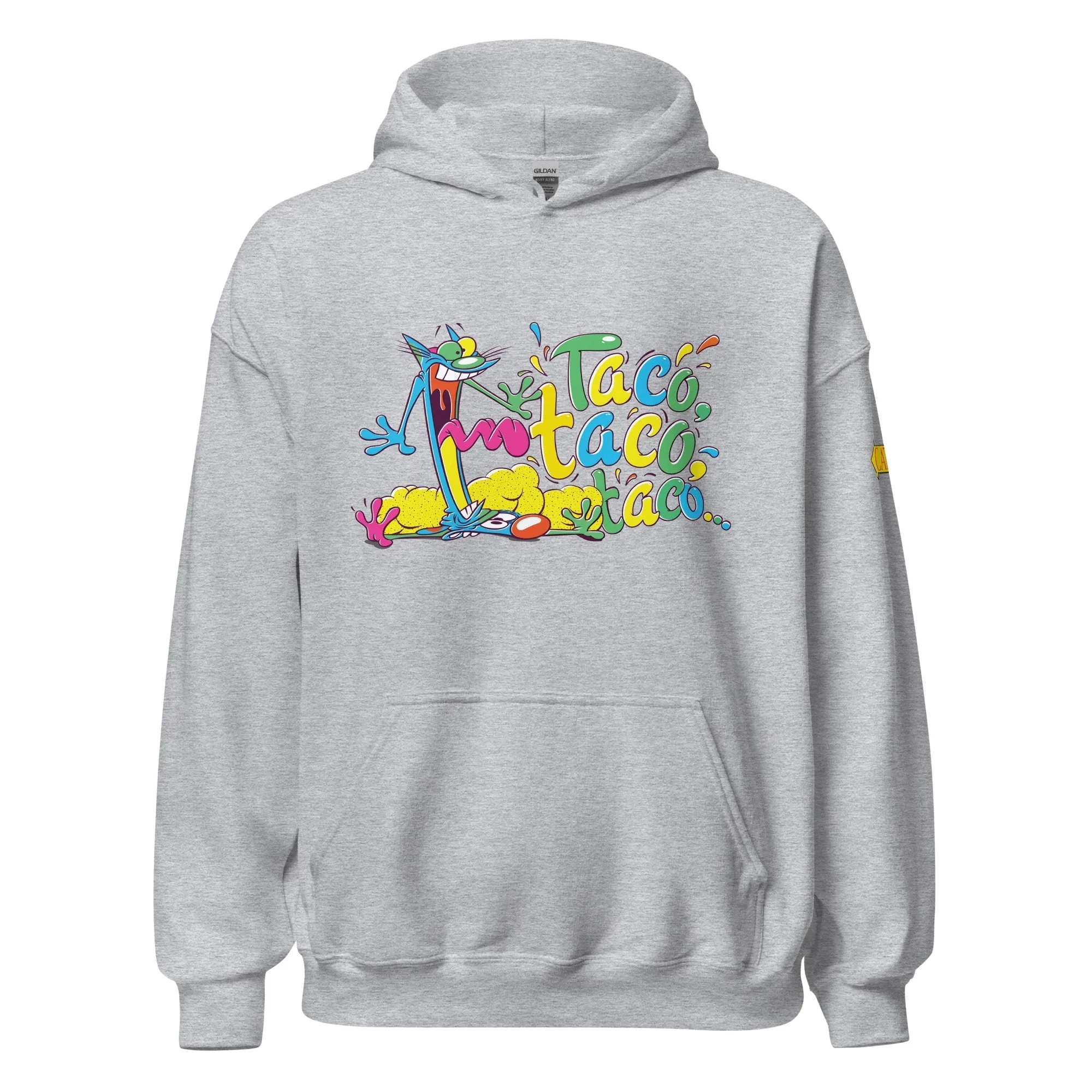 CatDog Taco Taco Taco Adult Hooded Sweatshirt