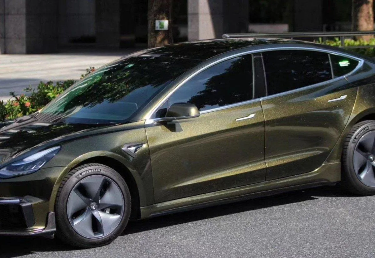 CMST Tuning V2 Side Skirts for Tesla Model 3 Performance/Base Long Range Carbon Fiber/FRP