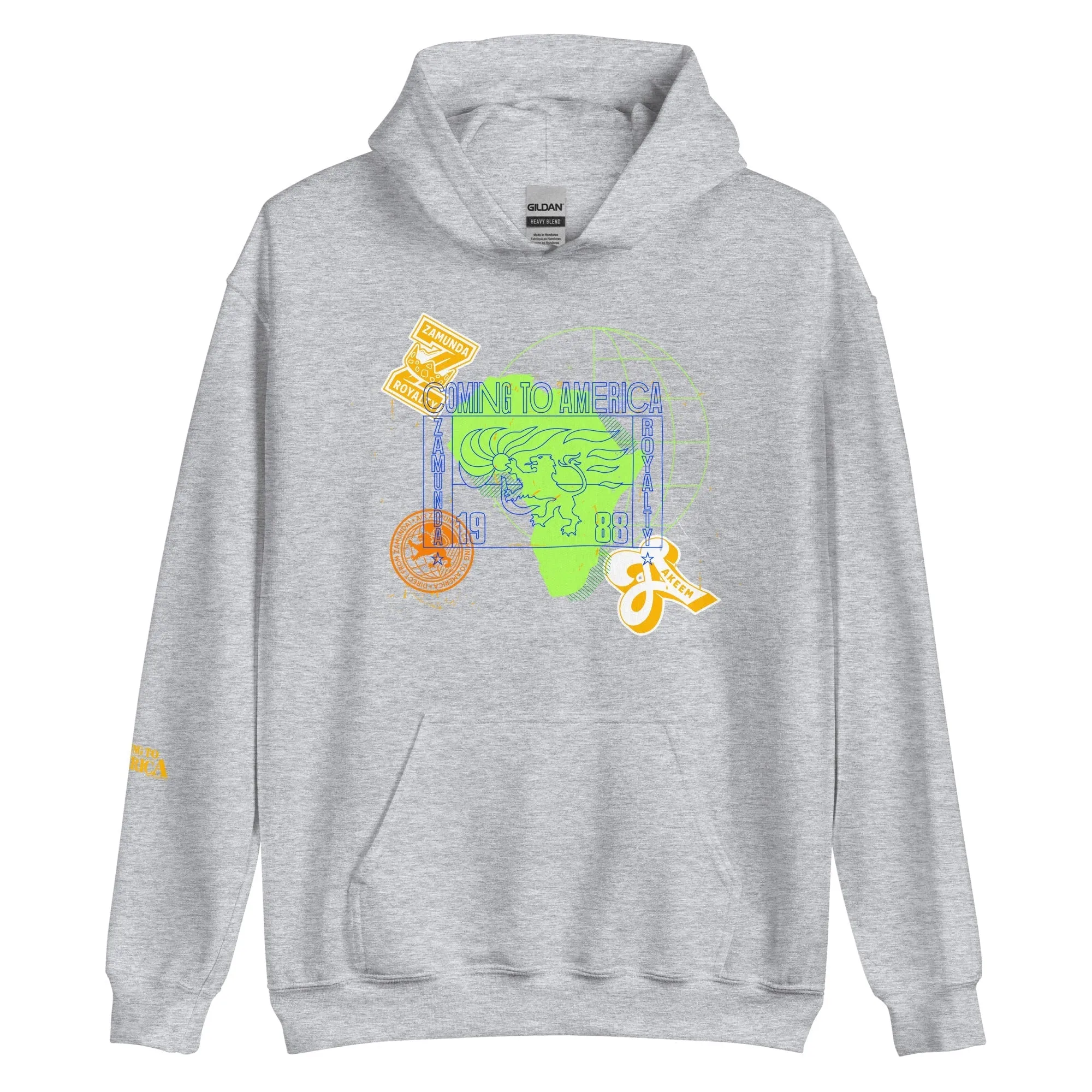 Coming To America Passport Stamp Hooded Sweatshirt