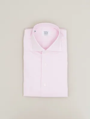 Cotton Pinpoint Cut Away Shirt Pink