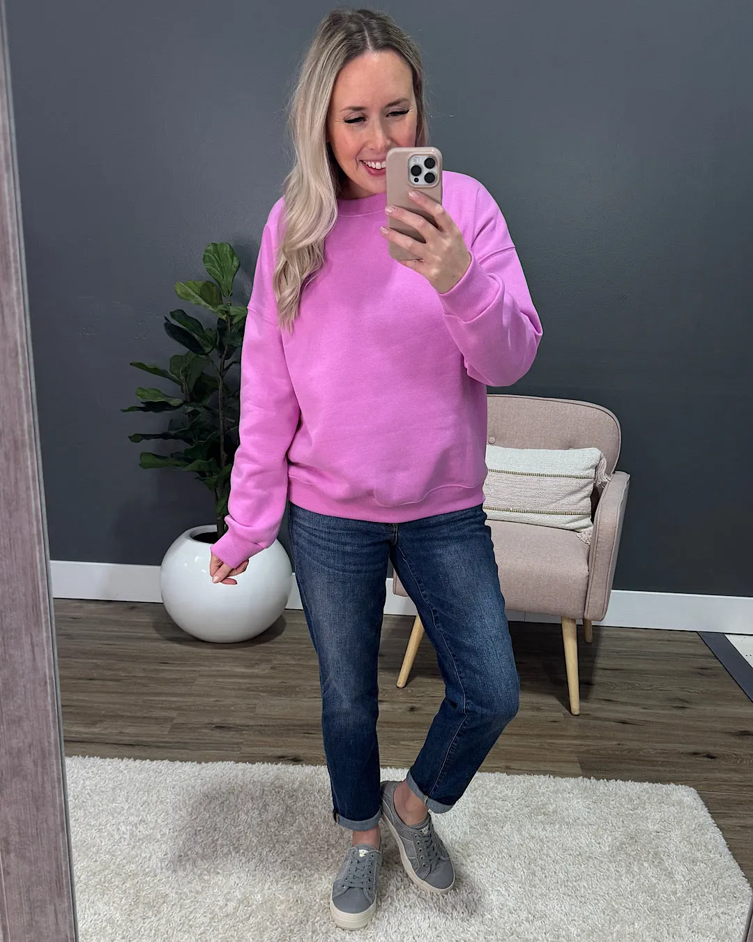 Cozy Crewneck Sweatshirt - Marlin
