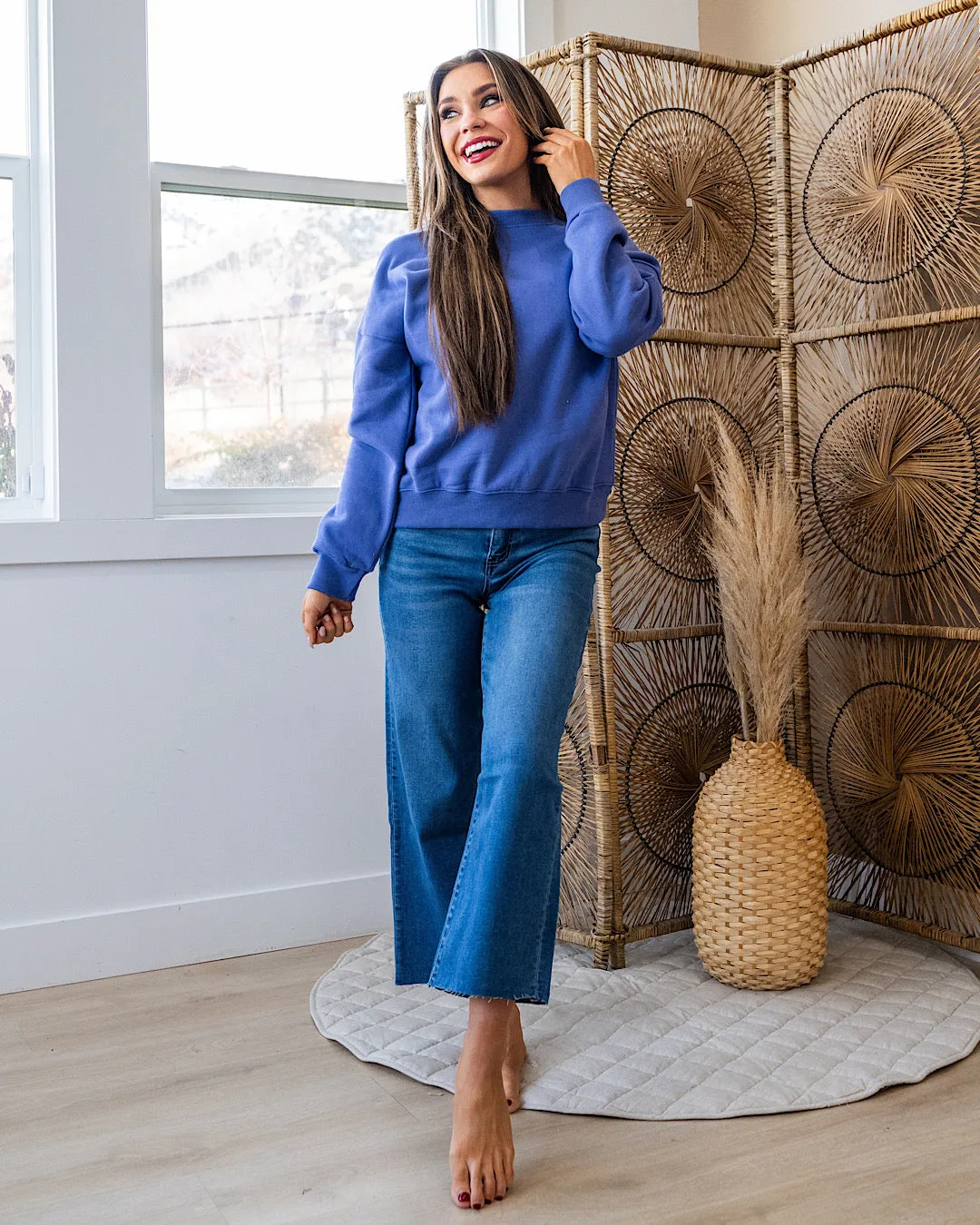 Cozy Crewneck Sweatshirt - Marlin