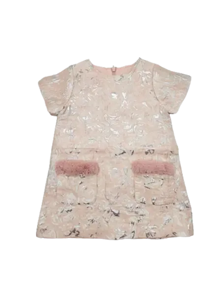 DOD82126 - Elegant Peach Dress