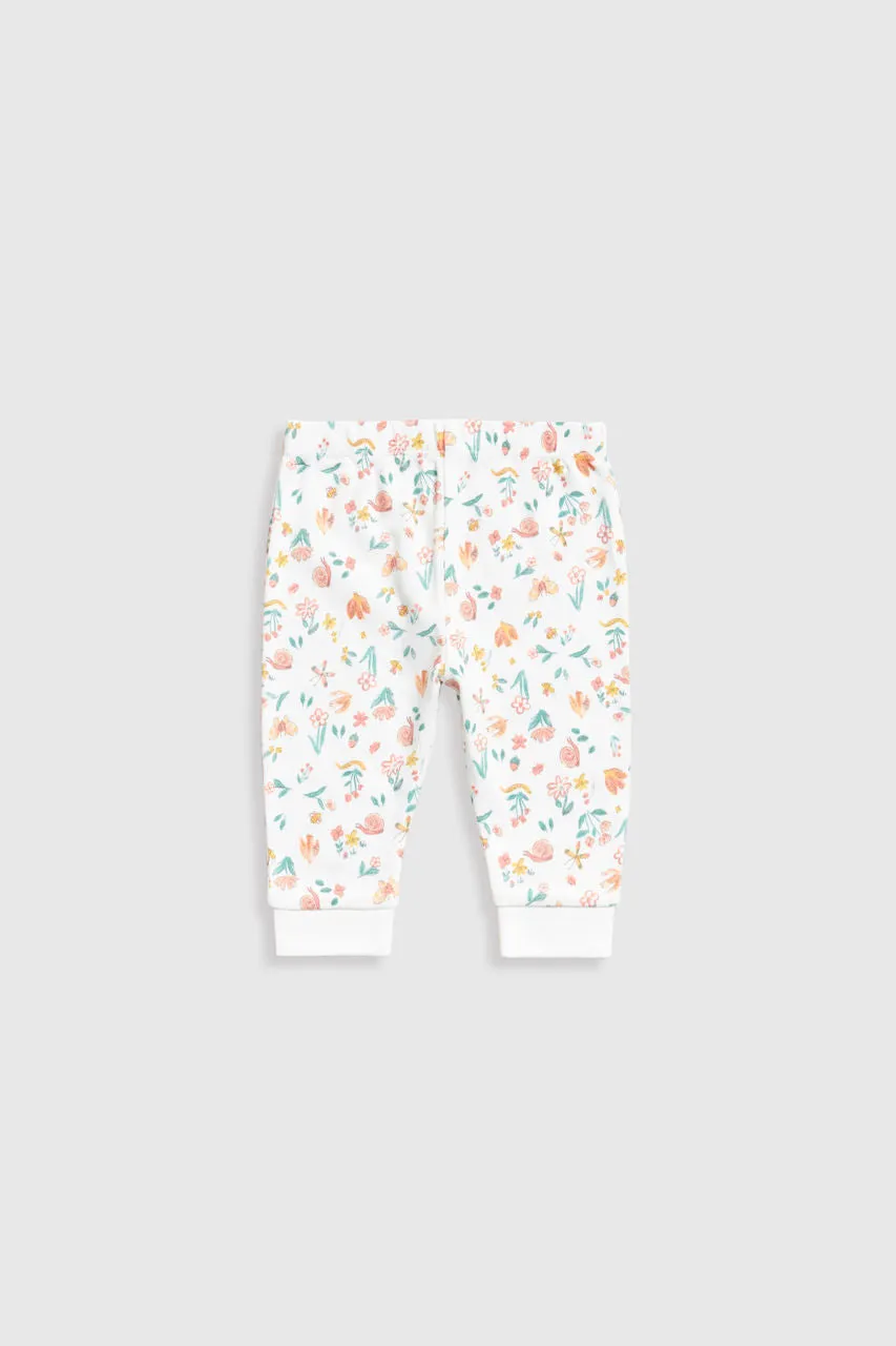 Floral Garden Baby Pyjamas - 2 Pack