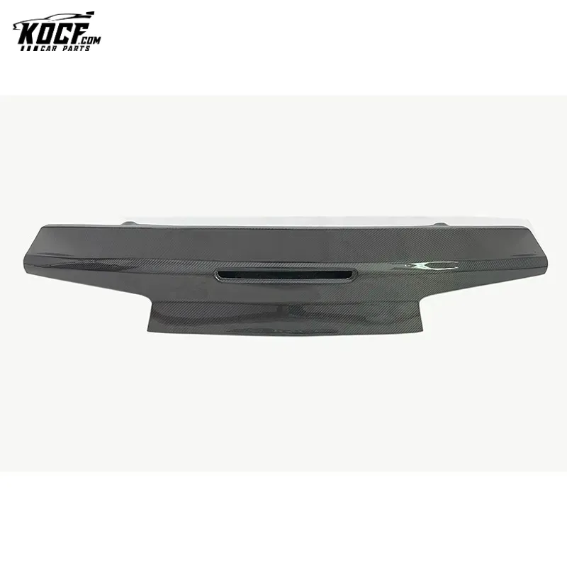 For 2016-2018 Chevy Camaro 6 AC style Carbon Fiber Decklid/Trunk lid WITH SPOILER DUCKBILL TRUNK Raised Lip Trunk Boot