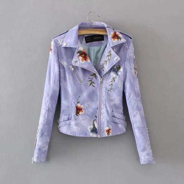 JACKET COAT RIVET EMBROIDERY