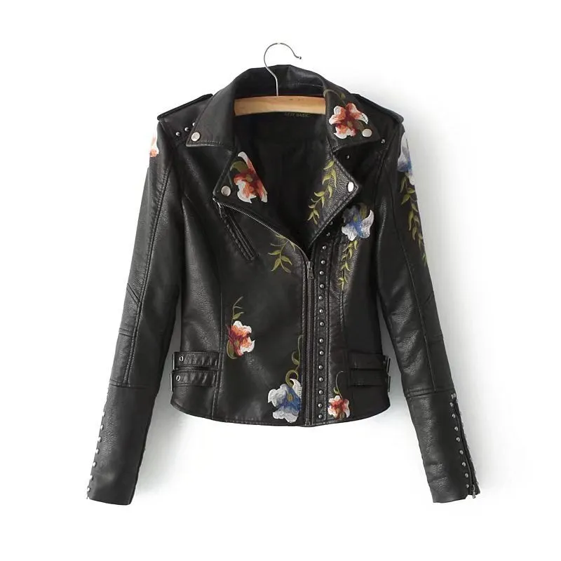 JACKET COAT RIVET EMBROIDERY