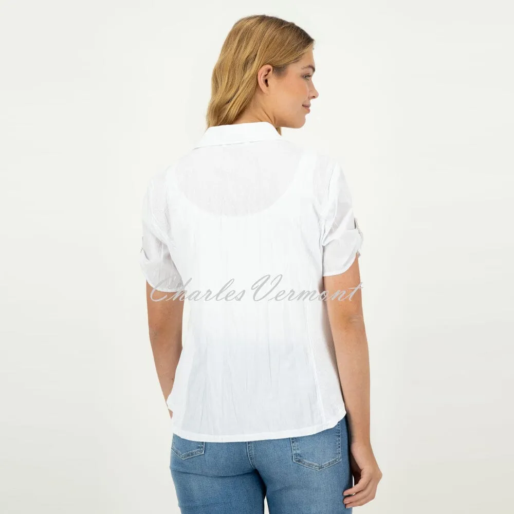 Just White Blouse - Style C1754