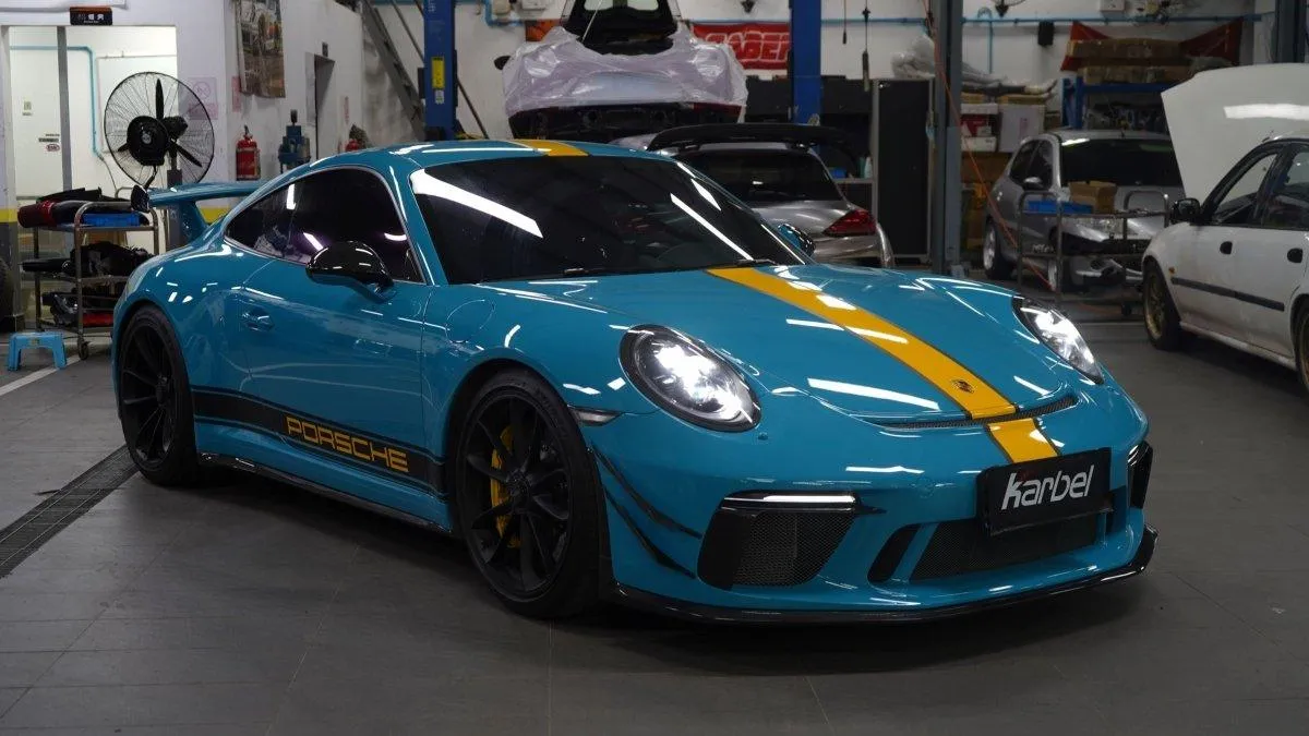 Karbel Carbon Side Skirts for Porsche 911 991.1 991.2 GT3 4S GTS Pre-preg Carbon Fiber