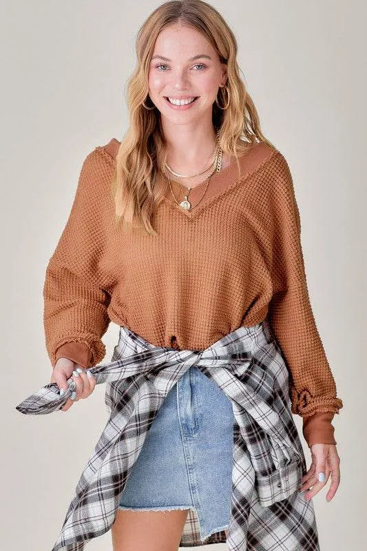 La Miel Dreamy Collar Neck Long Sleeves Buttoned Cuffs Shirt