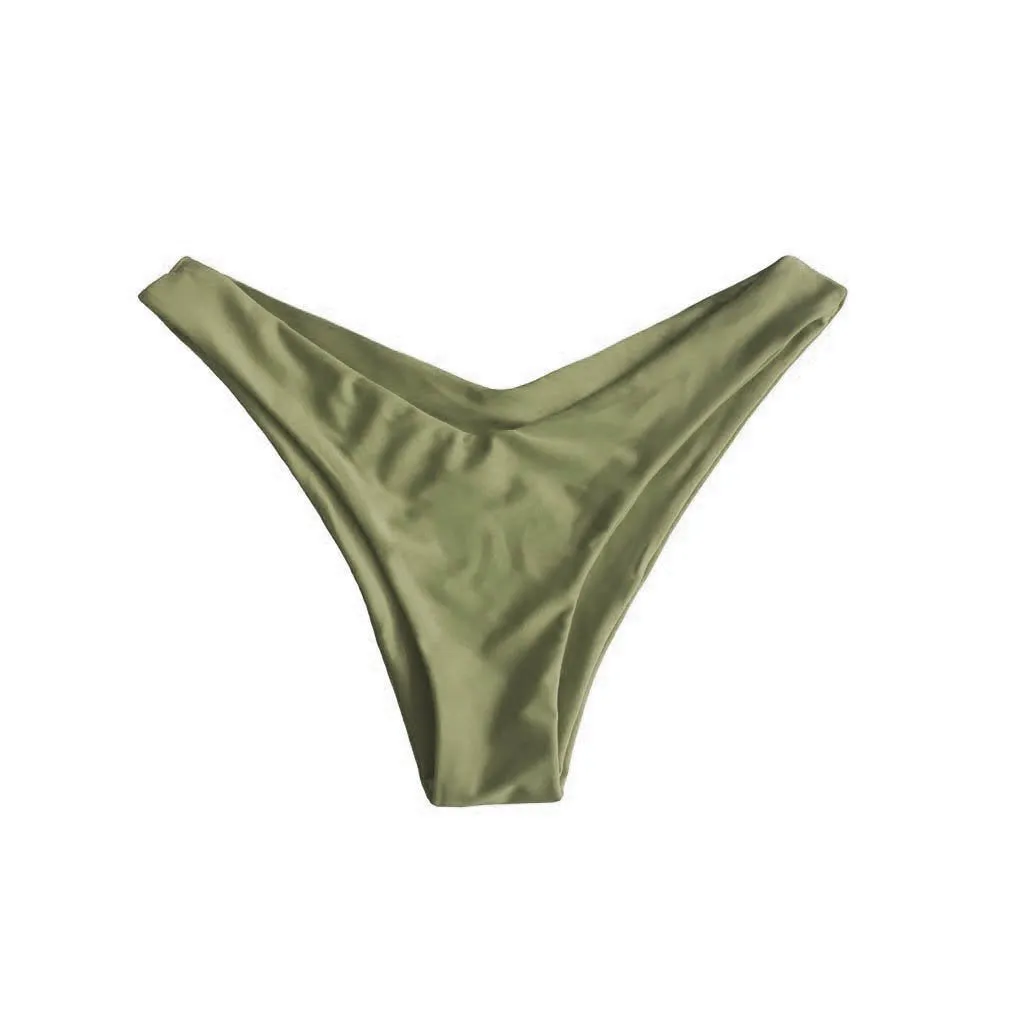 MALDIVES BIKINI BOTTOMS IN KHAKI WILLOW
