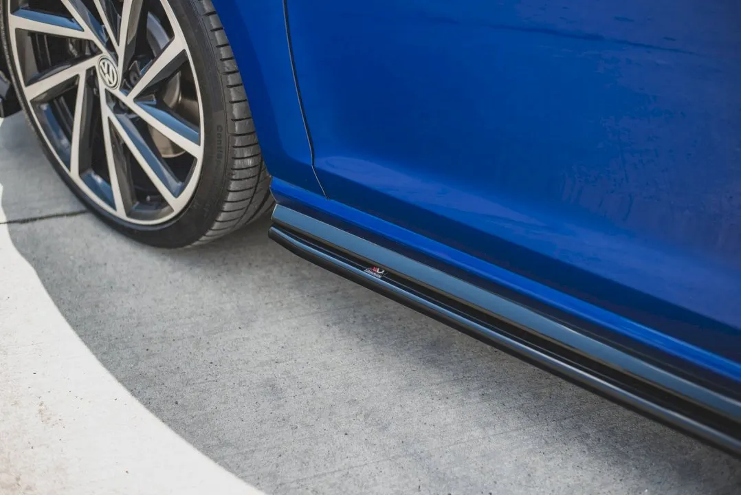 Maxton Design - SIDE SKIRTS DIFFUSERS V.4 VW GOLF 7 R / R-LINE FACELIFT