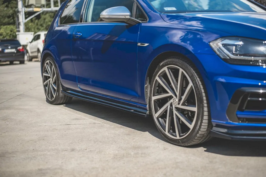 Maxton Design - SIDE SKIRTS DIFFUSERS V.4 VW GOLF 7 R / R-LINE FACELIFT
