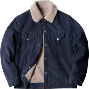 Mens Sweatshirt Corduroy Tactical Shirts Jacket Fleece Long Sleeve Color Block Patches Draped Outwear Casual Coats