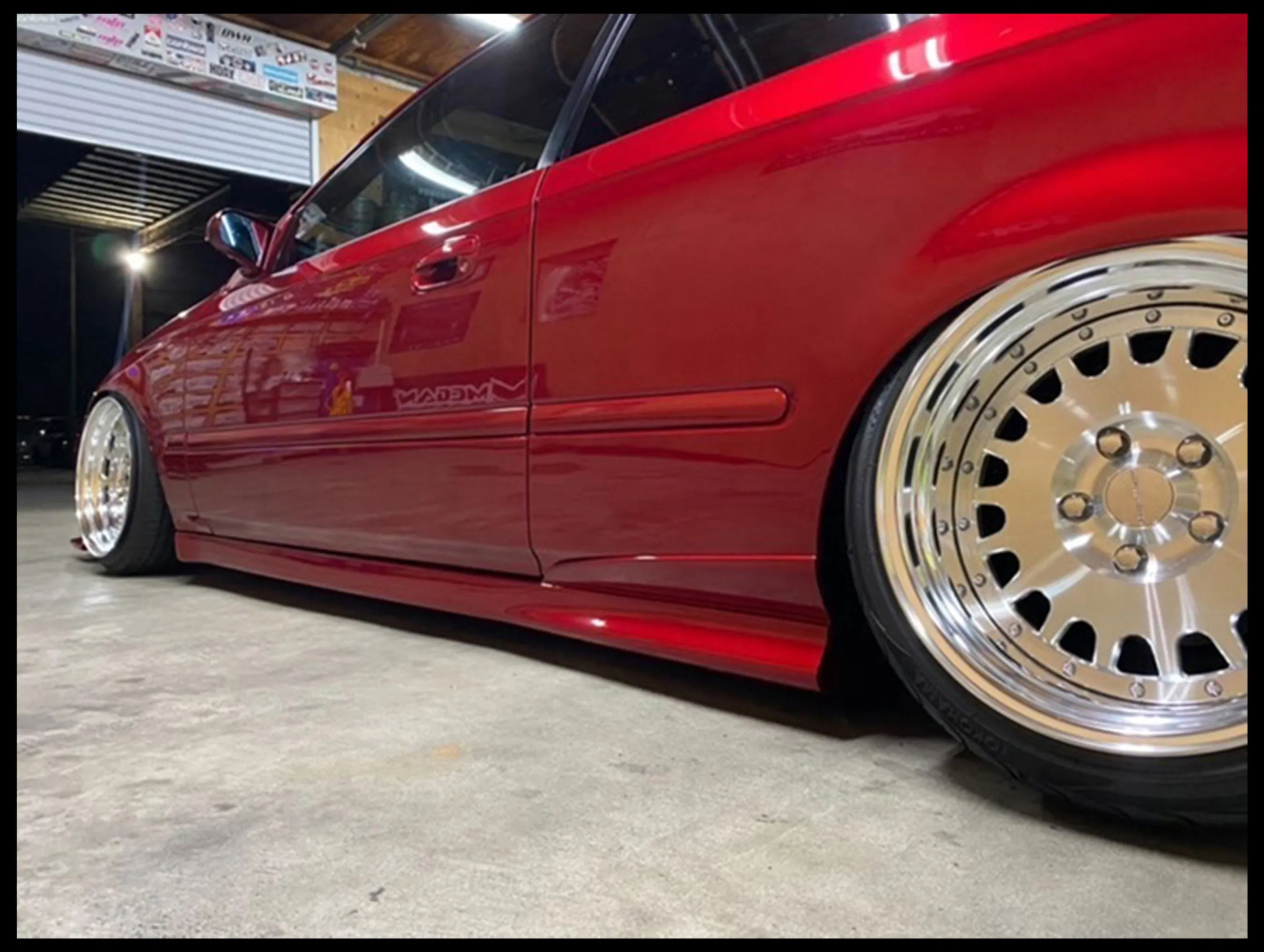 Mode Parfume FRP Side Molding - 96-00 Civic Hatch and Coupe