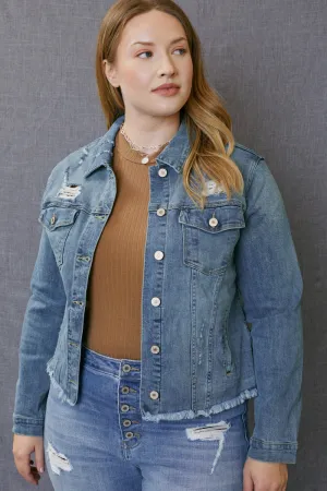 Mona Denim Jacket (Plus Size)