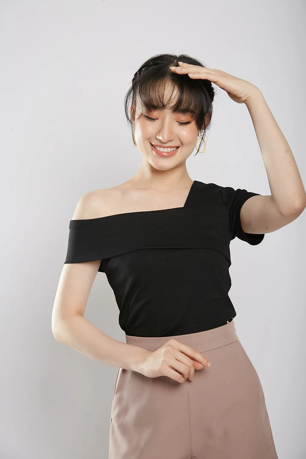 Morie Top in Black