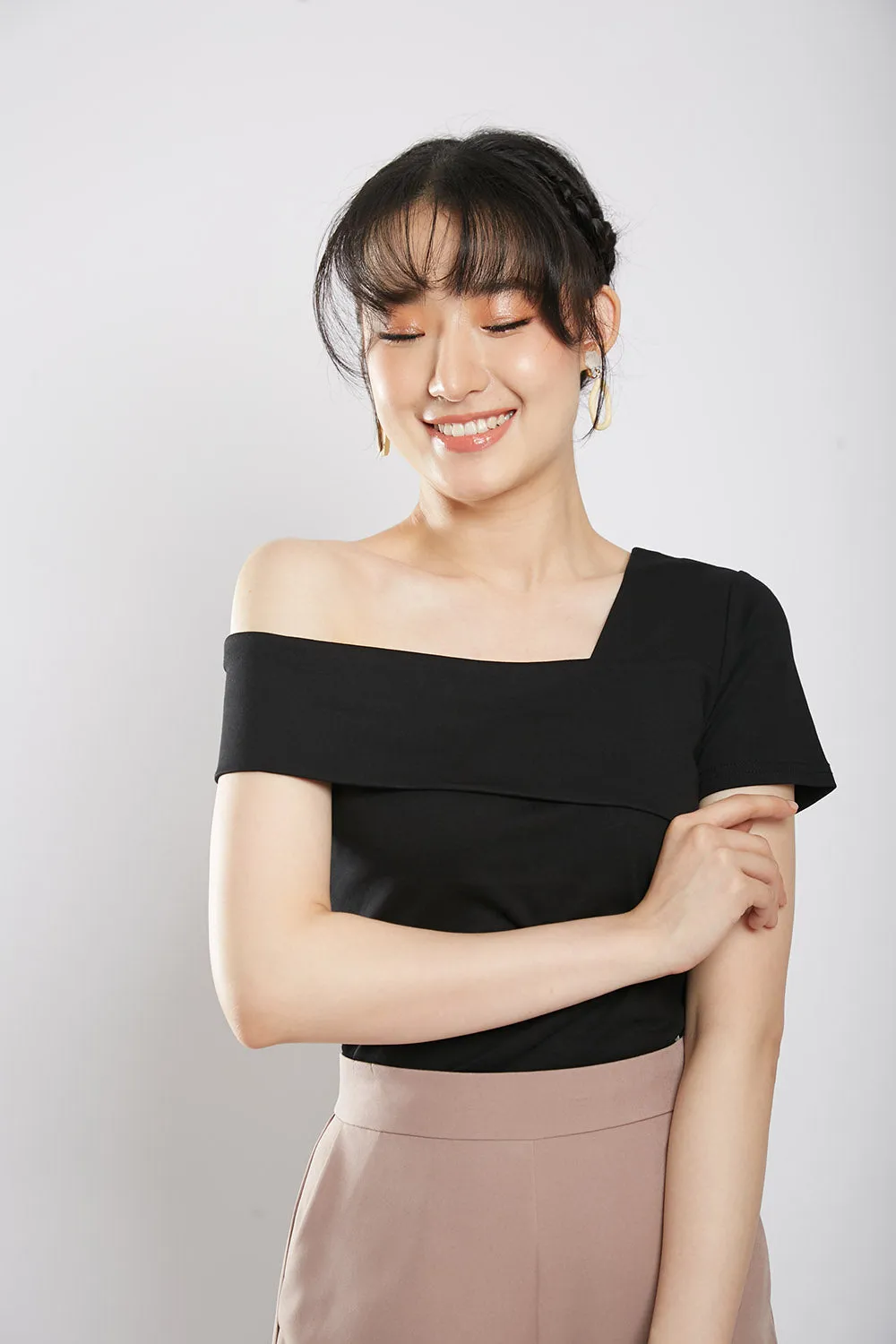 Morie Top in Black