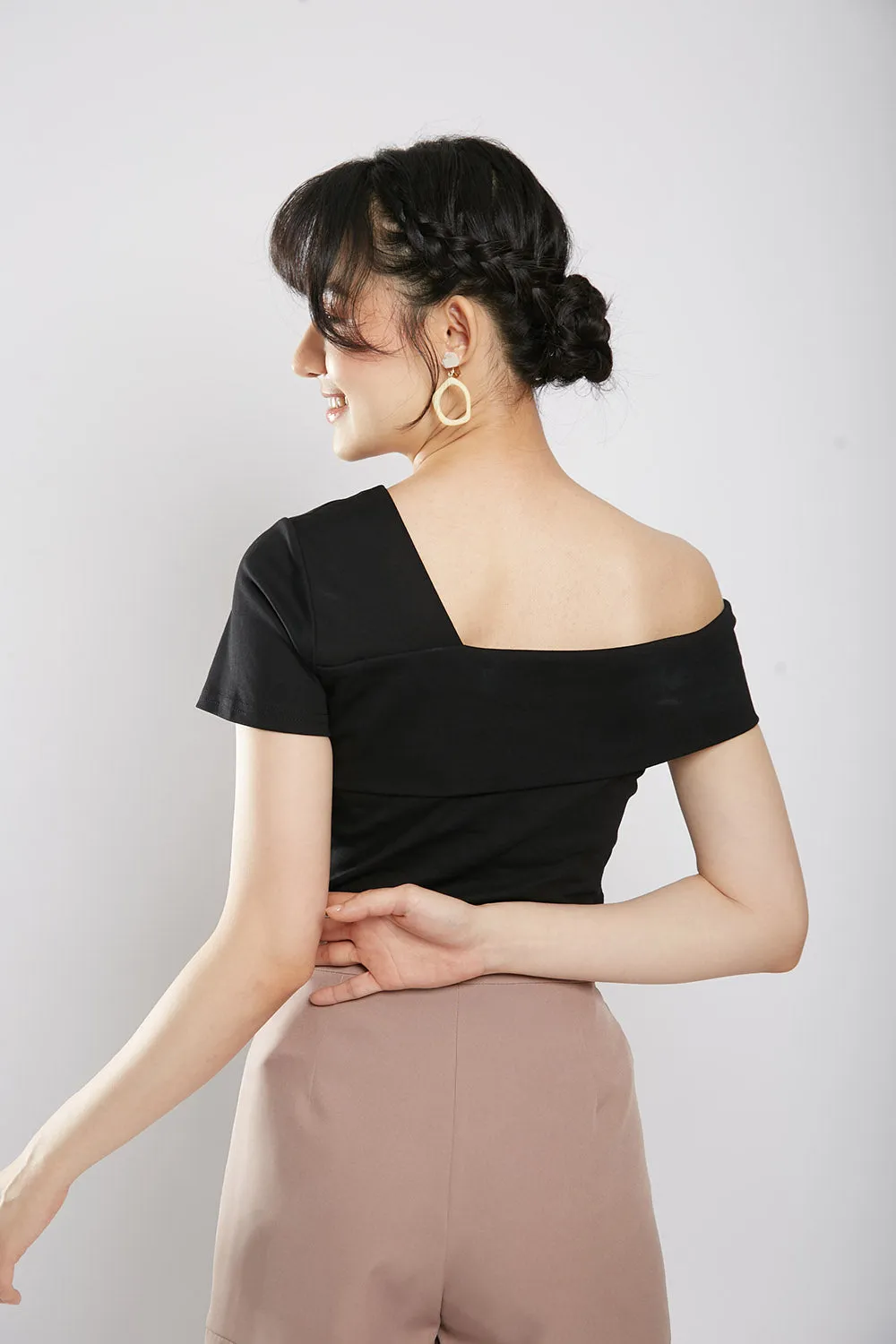 Morie Top in Black