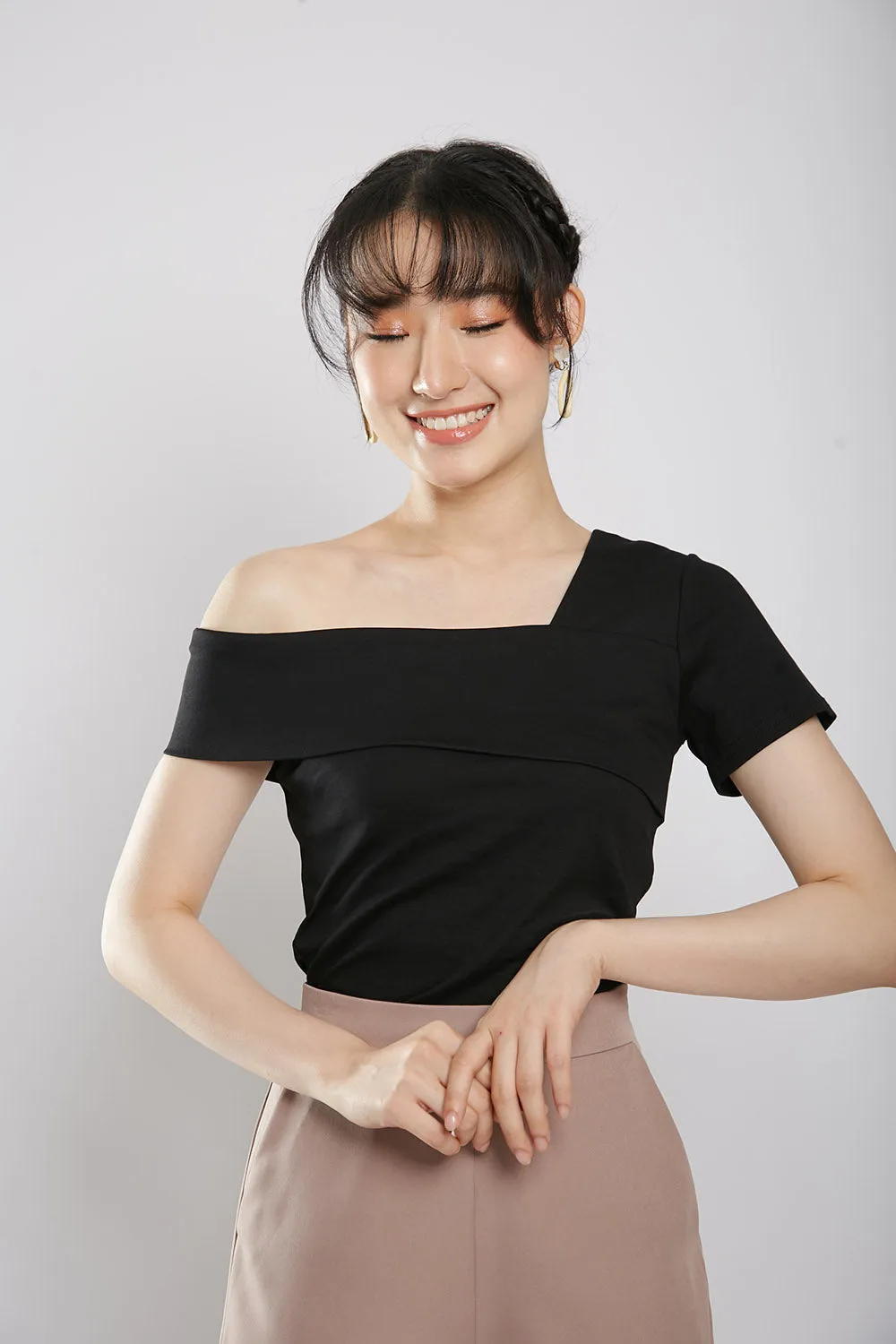 Morie Top in Black