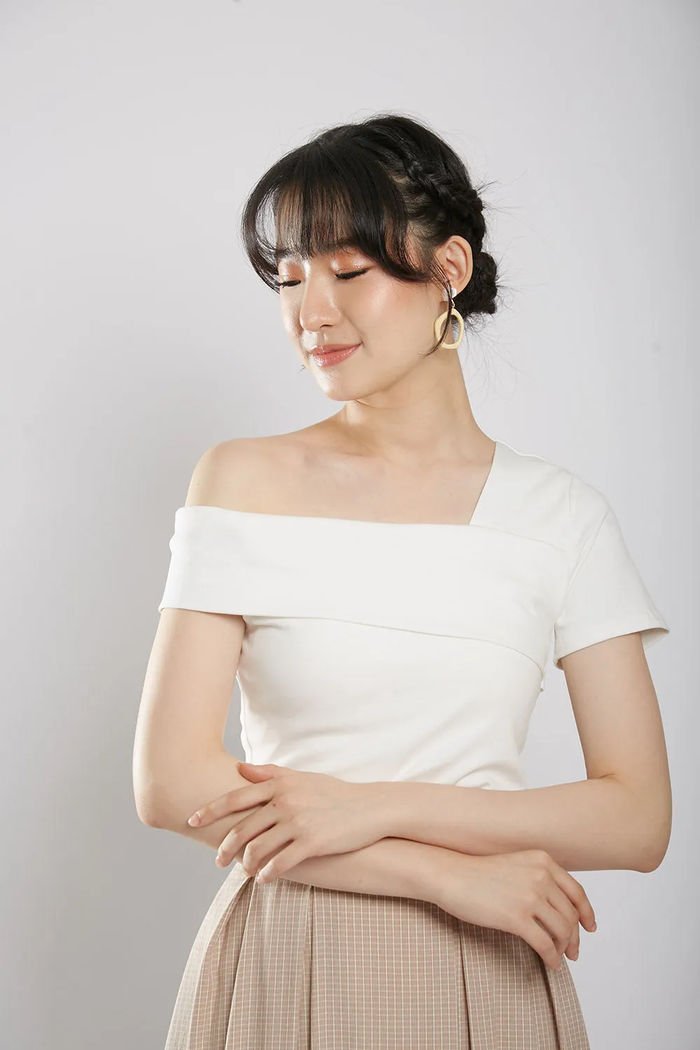 Morie Top in White