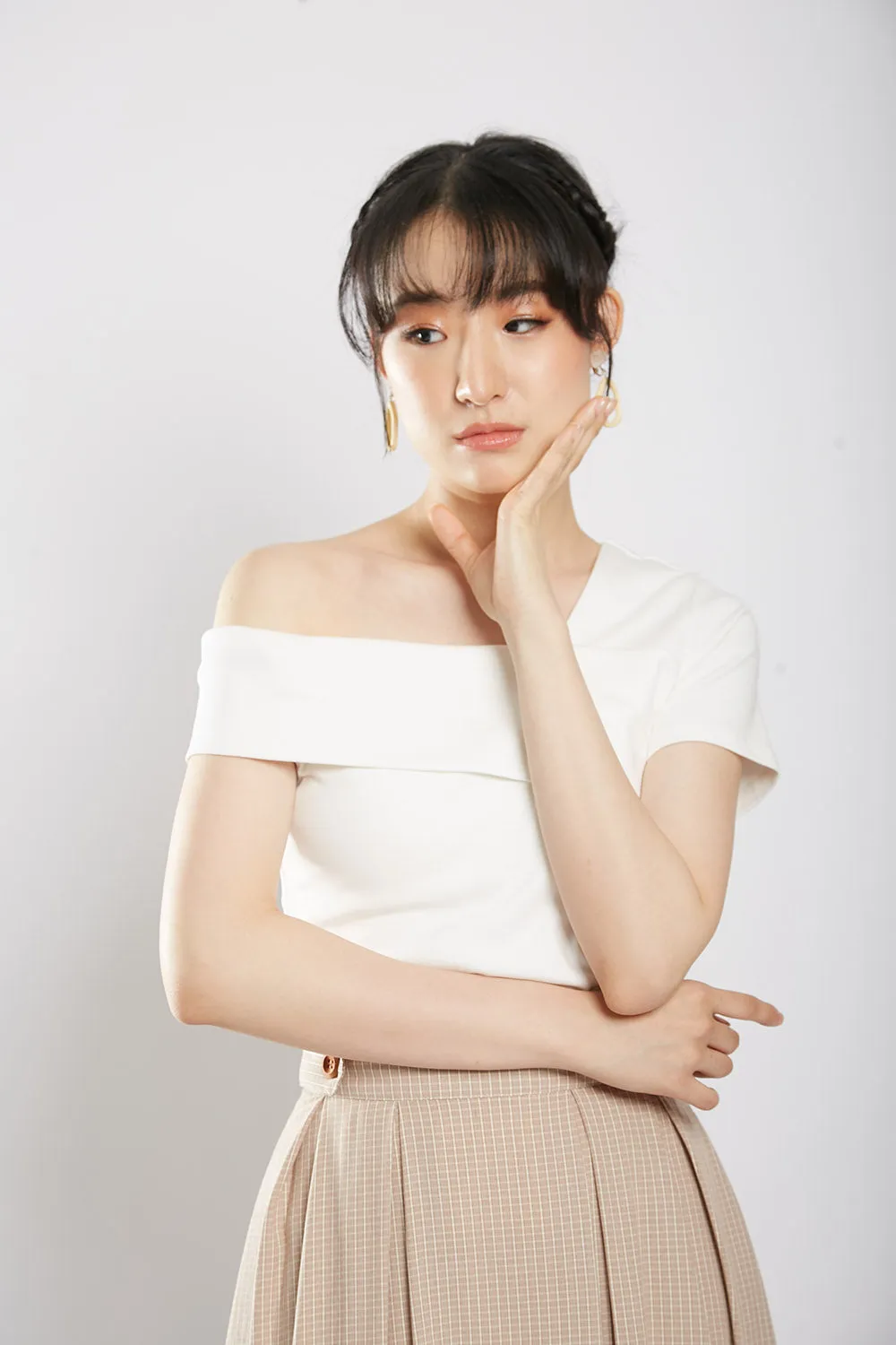 Morie Top in White