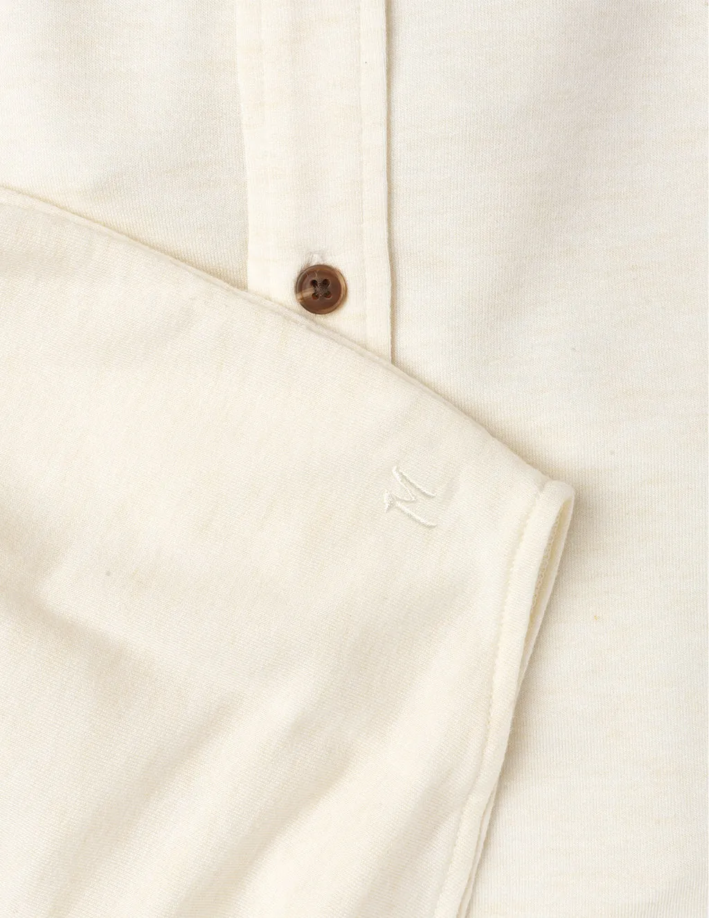 OATMEAL CASHMERE BUTTON DOWN