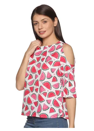 Pink Watermelon Women Tops