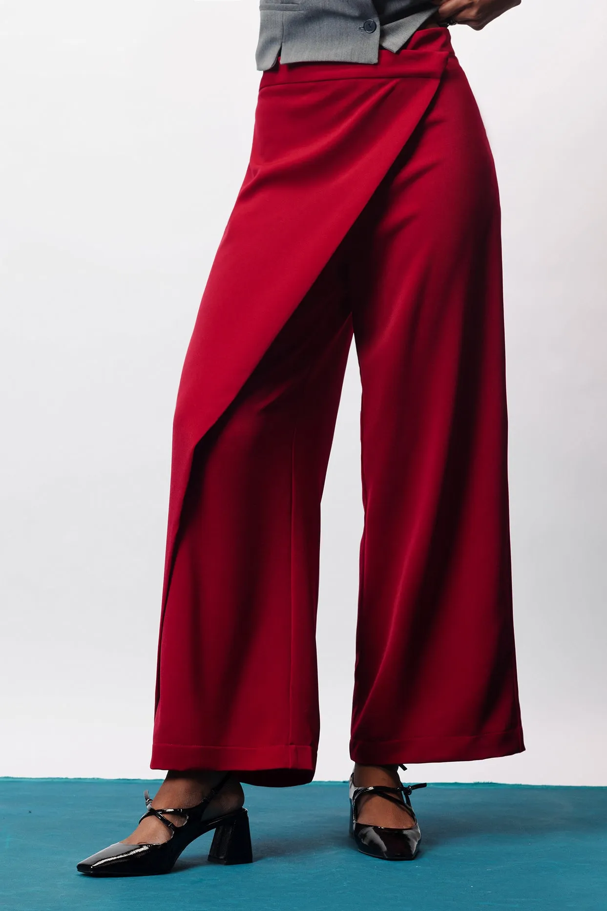 Red Rush Pareo Korean Pants