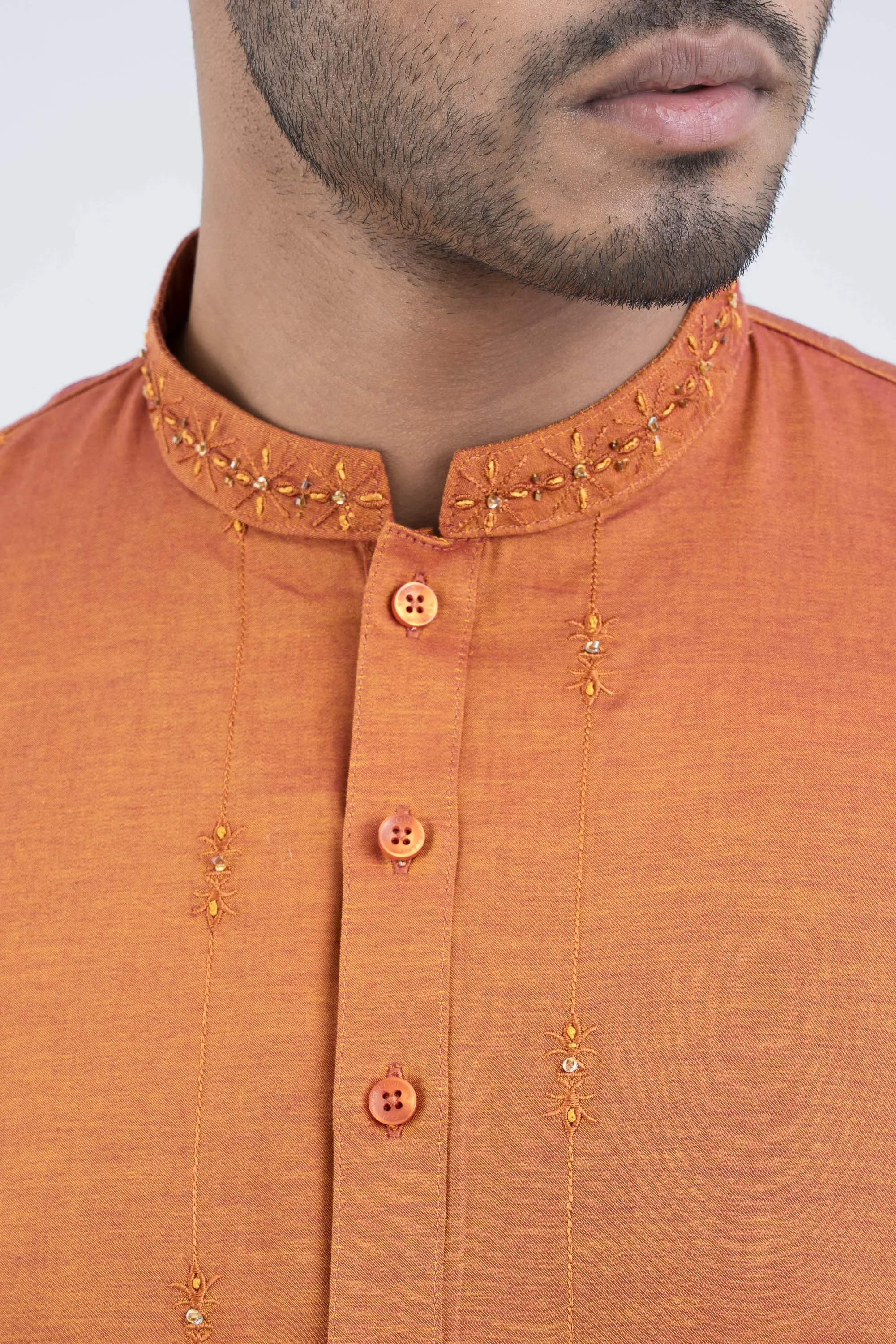 Regular Fit Two-Tone Semi-Formal Panjabi