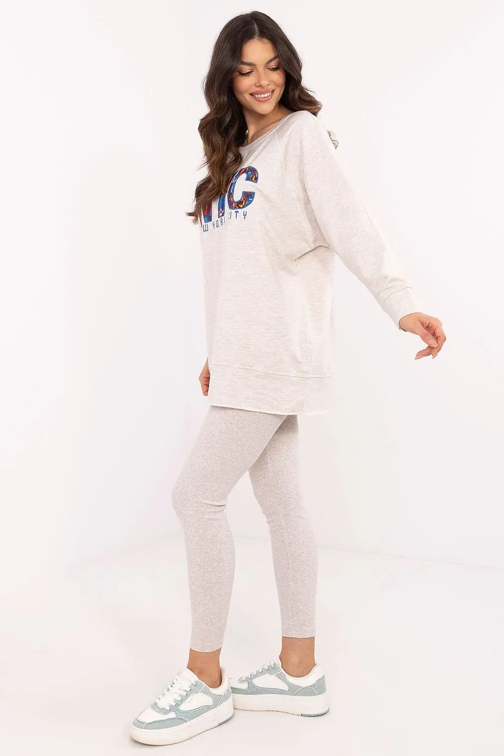 Seamless Comfy Luxe Graphic Hoodie Set
