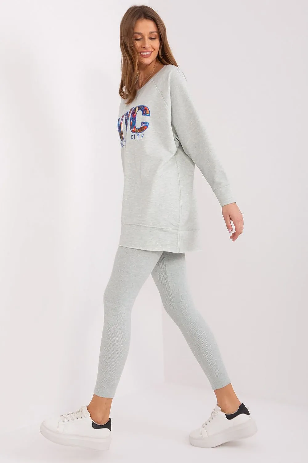 Seamless Comfy Luxe Graphic Hoodie Set
