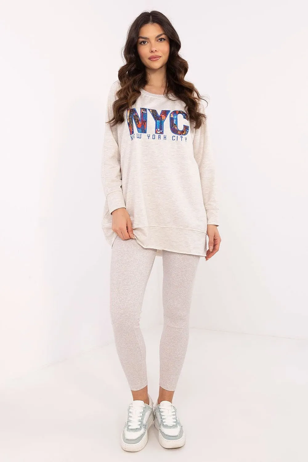 Seamless Comfy Luxe Graphic Hoodie Set