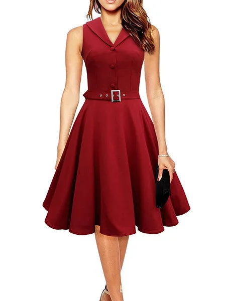 Sleeveless Rockabilly Dress