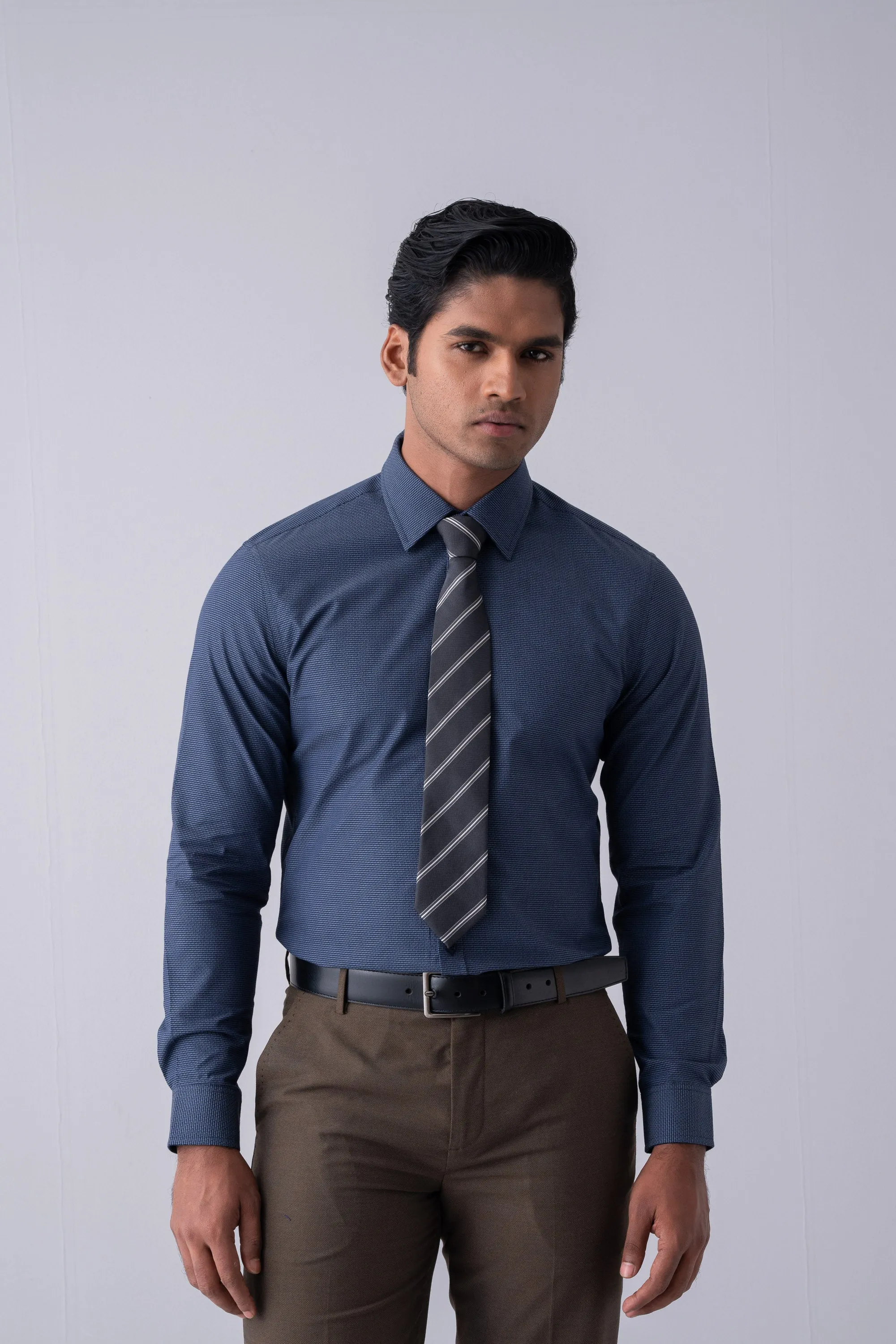 Slim Fit Dobby Templeton Formal Shirt