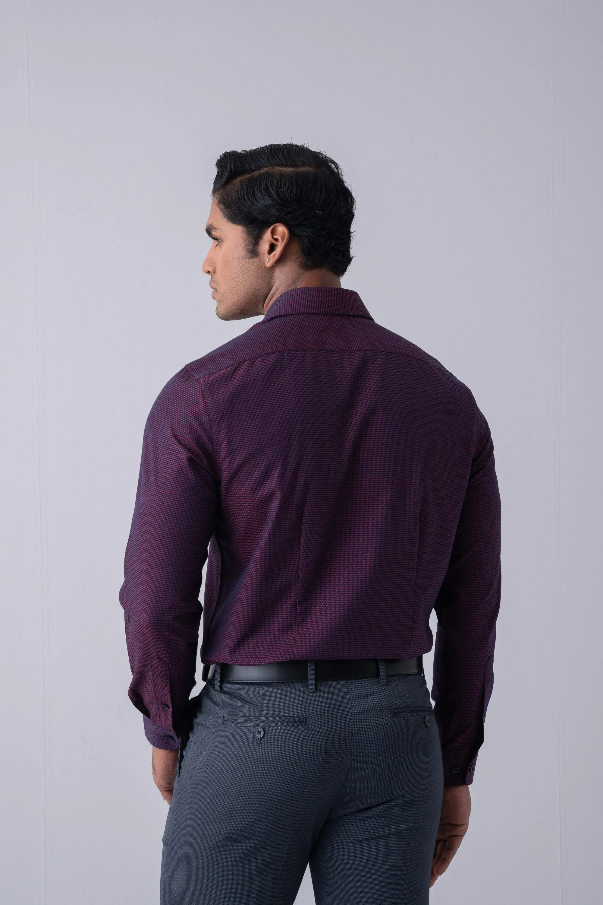 Slim Fit Dobby Templeton Formal Shirt