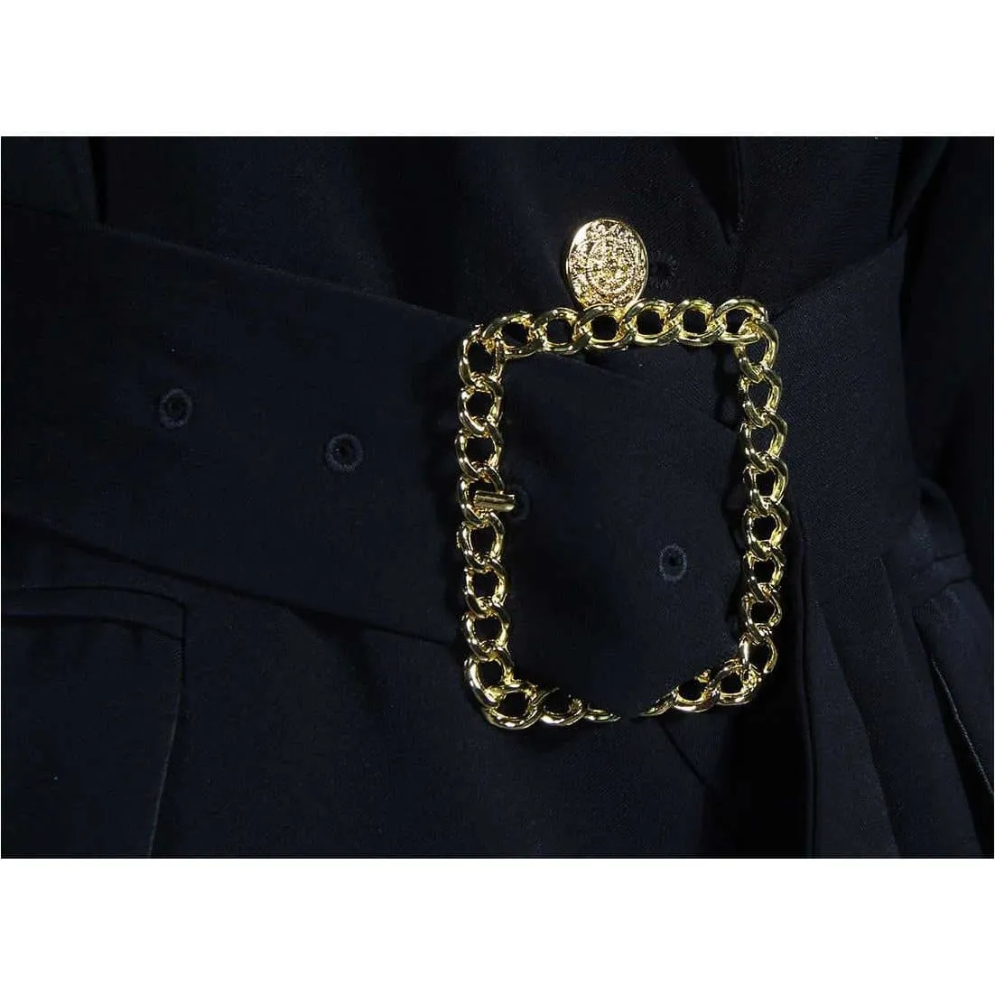 SPLICED BELT COAT