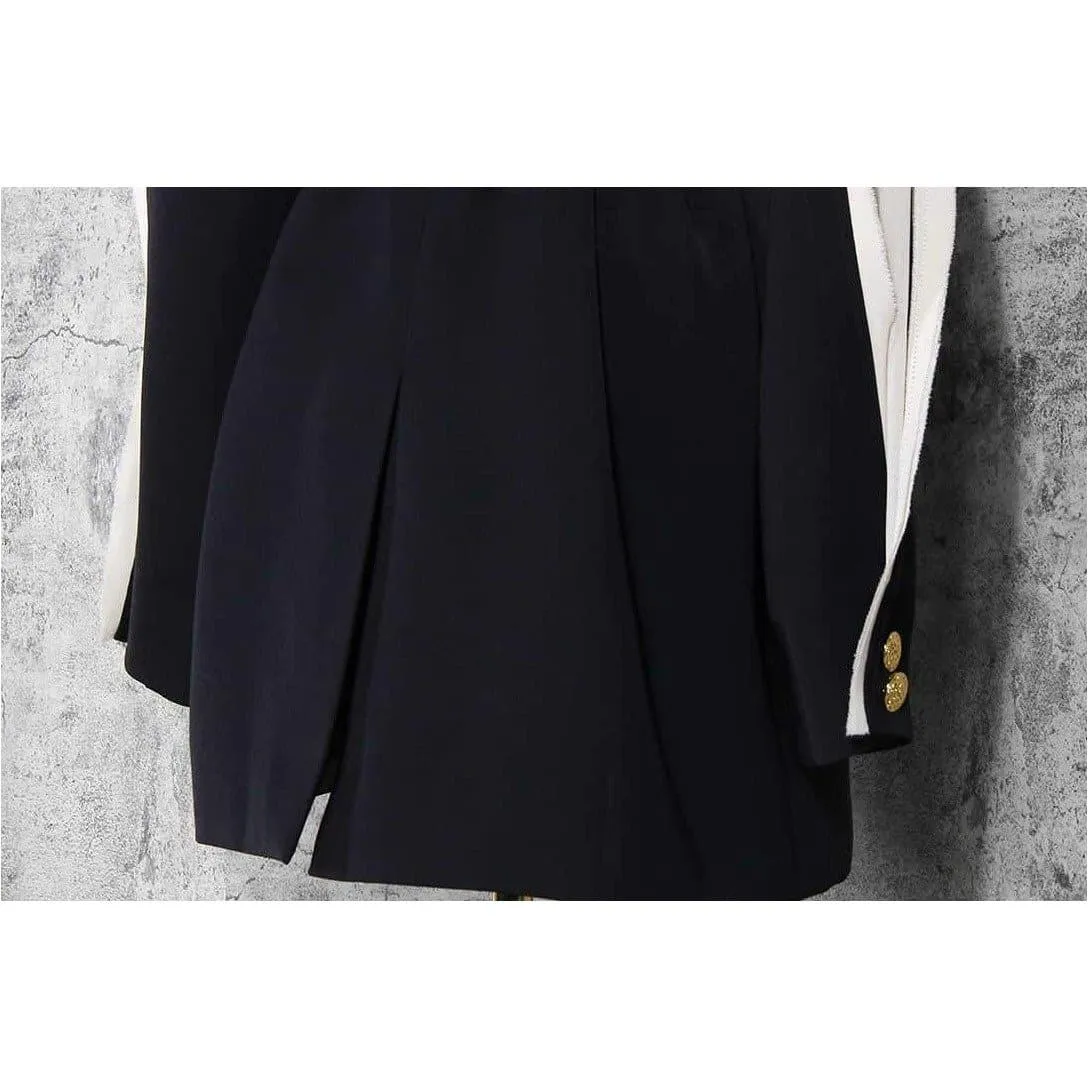 SPLICED BELT COAT