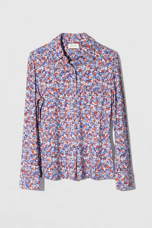 Stella T Shirt Midnight Floral Viscose Jersey
