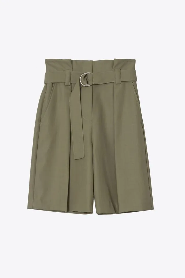 Tailored Paperbag Waist Shorts
