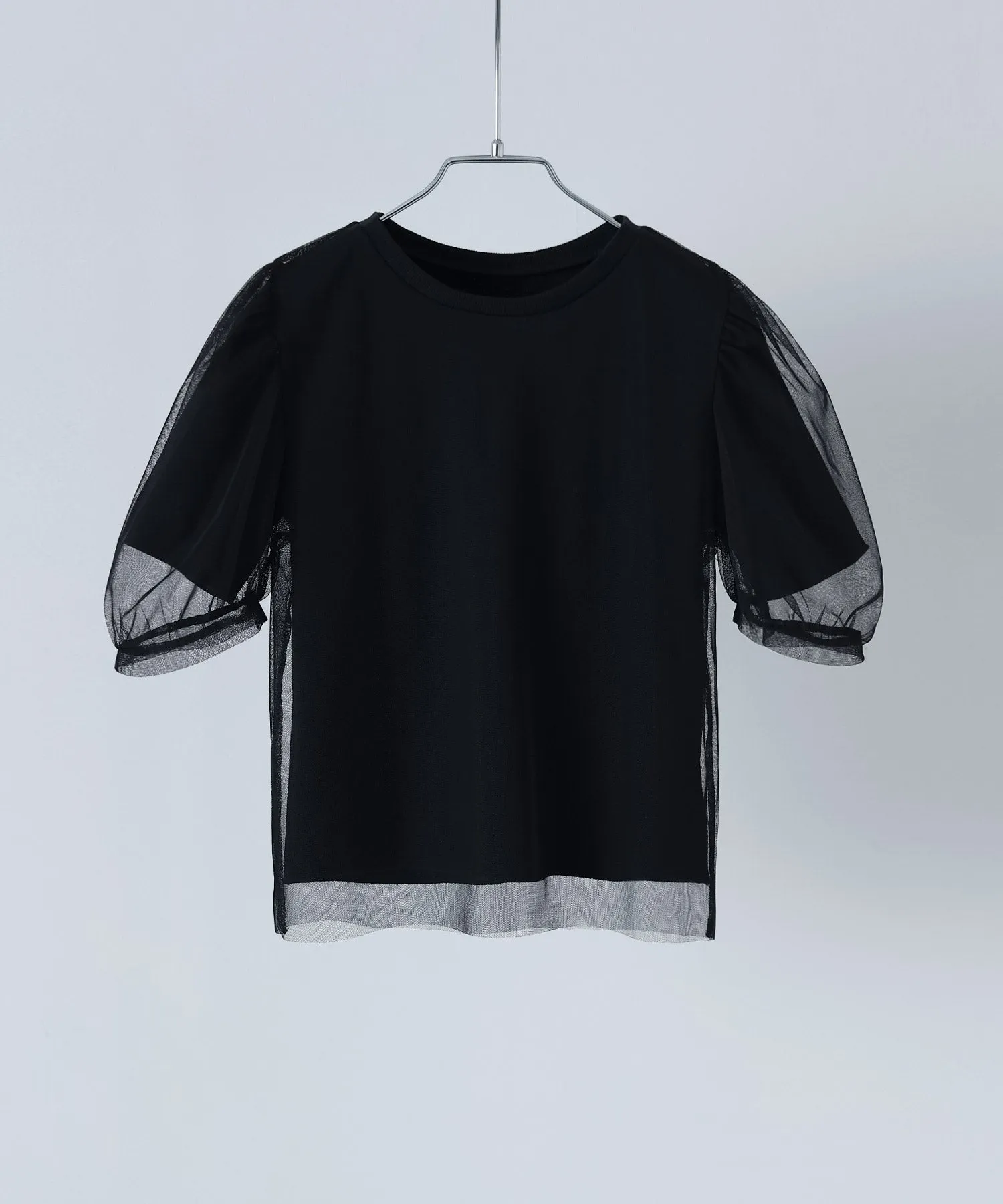 Tulle layered rib tops