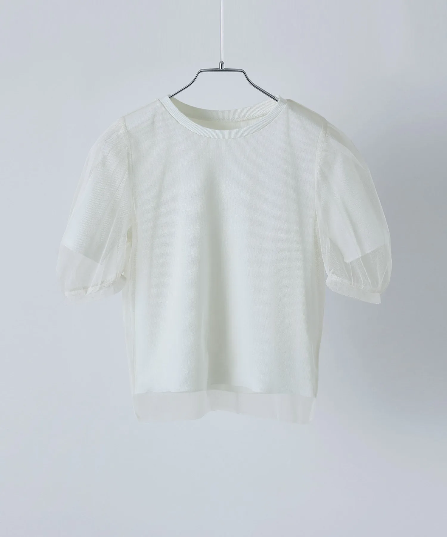 Tulle layered rib tops