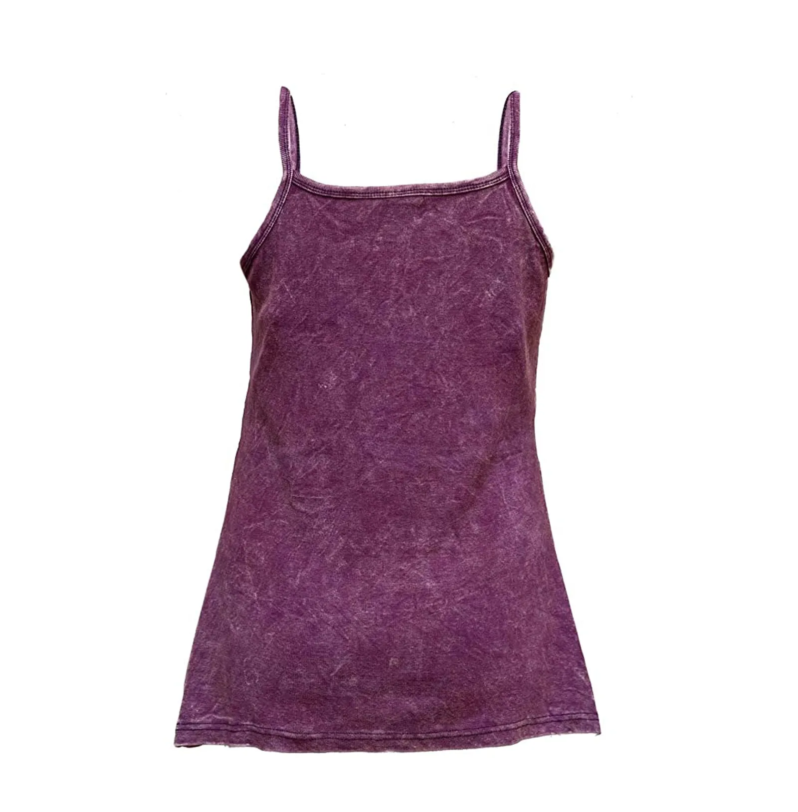 Women's Multicoloured Summer Stonewashed Tank Tops