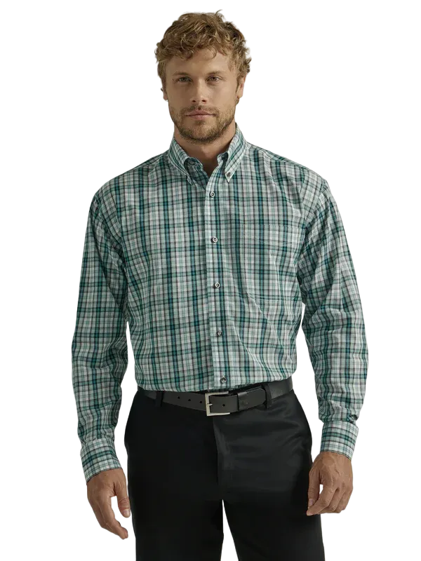 Wrangler Men's Riata Long Sleeve Shirt - Big